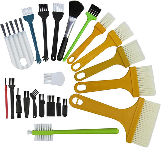 Small Cleaning Brush,Electronics Brush for Cleaning Computer Keyboards,Laptop,Sewing Machine,Cleaning Brush Kit (Set of 22)