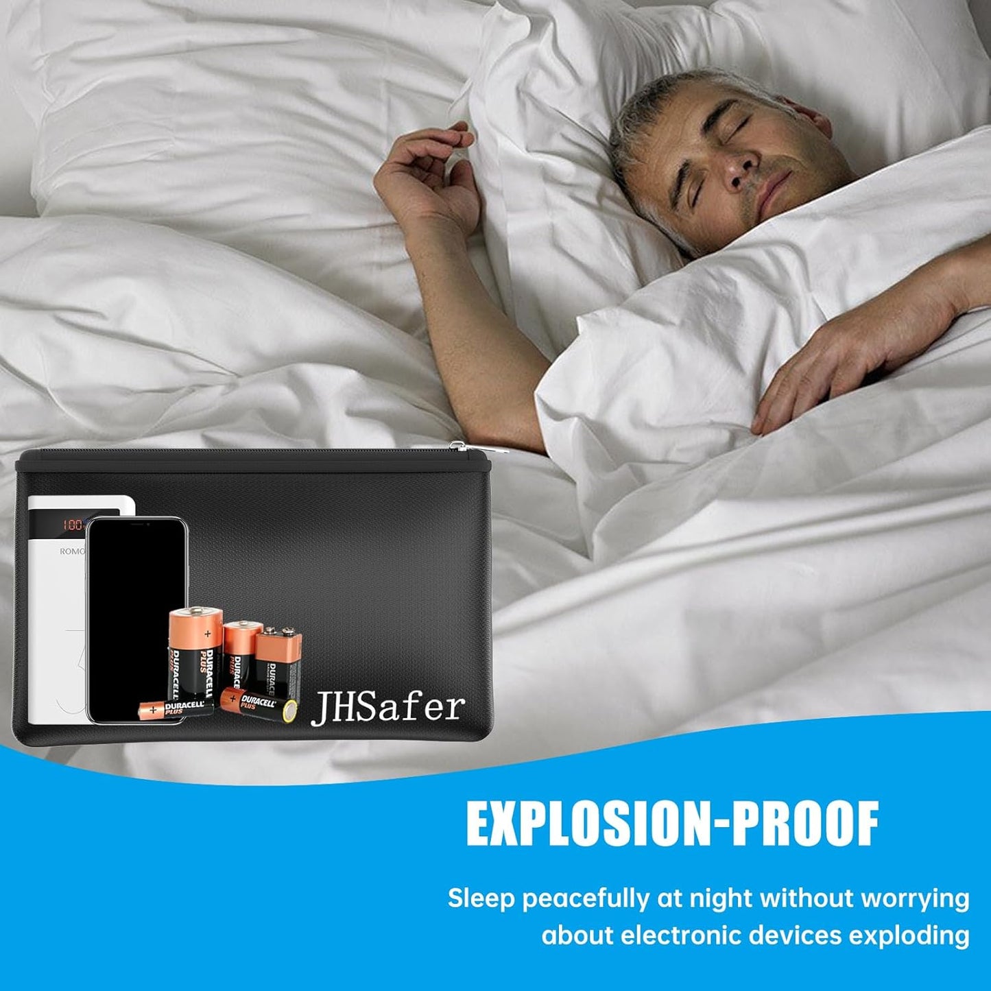 6400℉ Fireproof and Waterproof Money Bags 2pcs with Zipper,11''x6.3'' Fireproof Cash Bag with Zipper,Fireproof Wallet Envelope Safe Pouch Fireproof Bags for Cash Passports Keys Jewellery(Black)