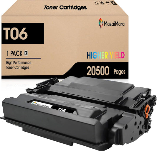 MasaiMara T06 CNMT06 3526C001AA High Capacity Compatible Toner Cartridge Replacement for Canon imageRUNNER 1643 1643i 1643iF 1643P Printer (Black, 1-Pack)
