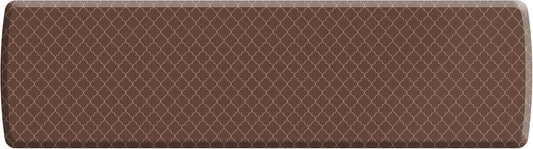 NewLife by GelPro Anti-Fatigue Designer Comfort Kitchen Floor Mat, 30x108" , Trellis Walnut Stain Resistant Surface with 3/4” Thick Ergo-foam Core for Health and Wellness