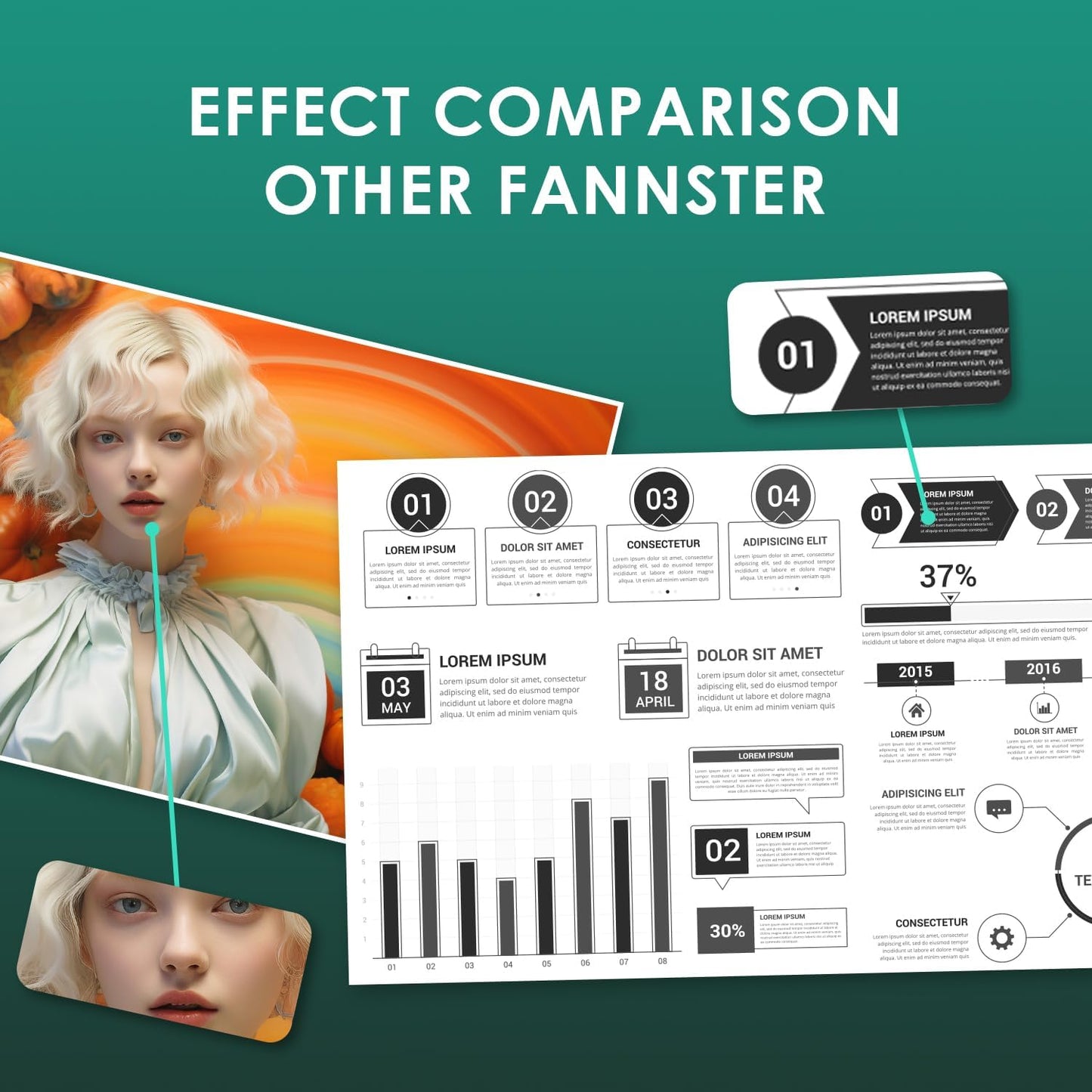 62XL 62 XL Ink Cartridges Black and Color for 62 Ink Cartridge Combo Pack Works with Envy 7640 5660 5540 7645 5661 for OfficeJet Mobile 250 200 258 for OfficeJet 5740 5745 8040 Printer(2-Pack)