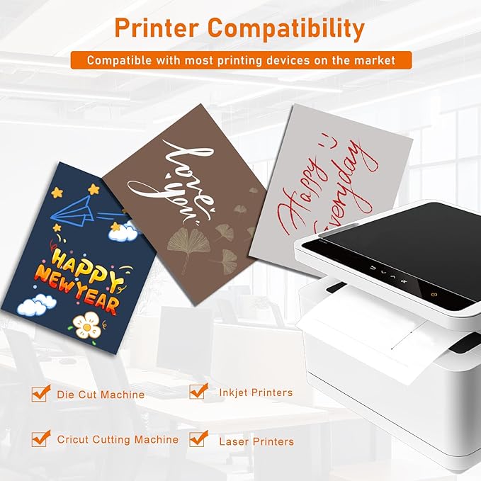 100 Sheets Navy Blue Cardstock 8.5 x 11 Scrapbooking Paper, 75lb Heavyweight Construction Paper Card Stock for Wedding Invitations, School Crafts, Memus, Making Cards, Graduations