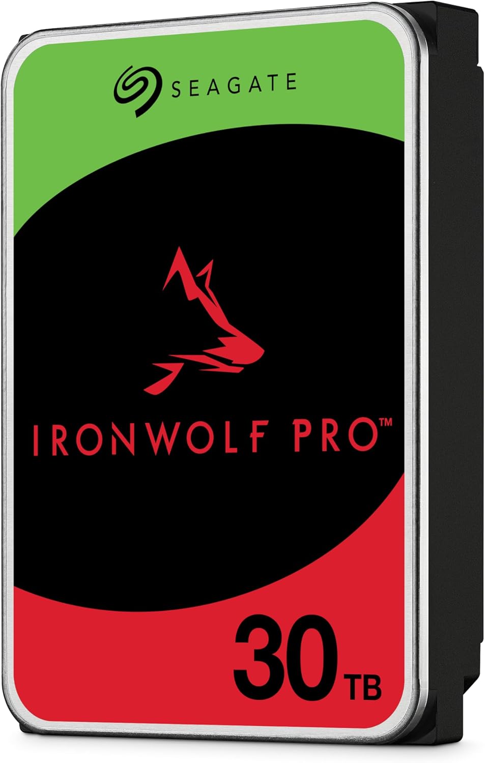 Seagate IronWolf Pro 30TB Enterprise NAS Internal HDD Hard Drive – CMR 3.5 Inch SATA 6Gb/s 7200 RPM 512MB Cache for RAID Network Attached Storage, Rescue Services (ST30000NT011)