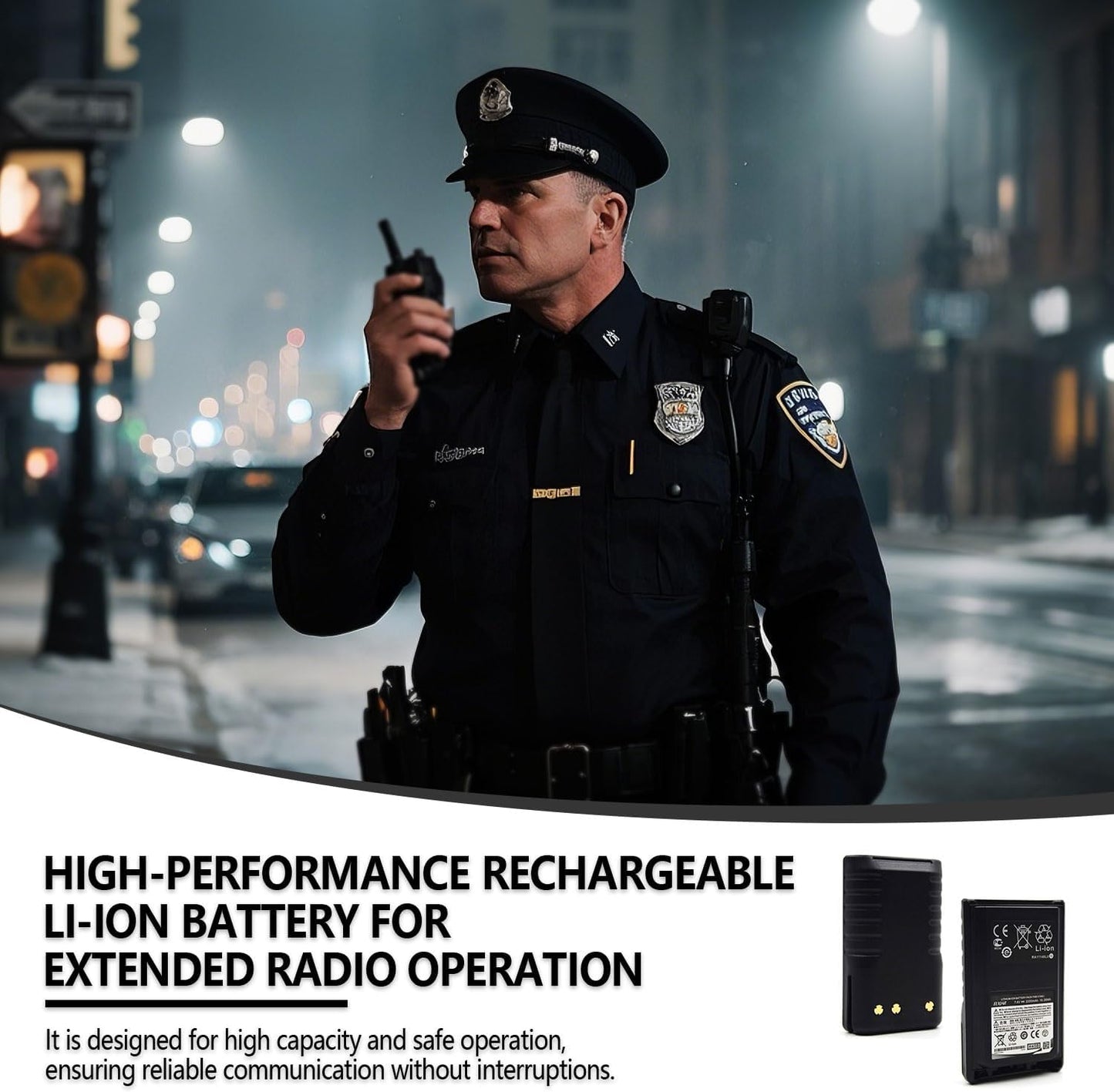 elxjar (2-Pack) 7.4V 2200mAh FNB-V104LI Li-Ion Battery Replacement for Yaesu Vertex VX-230, VX-231, VX-228, VX-234, VX-231L Two Way Radios