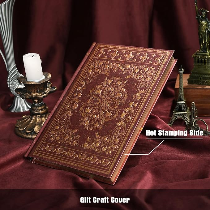 Line Notebooks for Women Men, A5 Aesthetic Hardcover Ruled Diary, 100 GSM Journals for Writing for Work, Note Taking, Office School