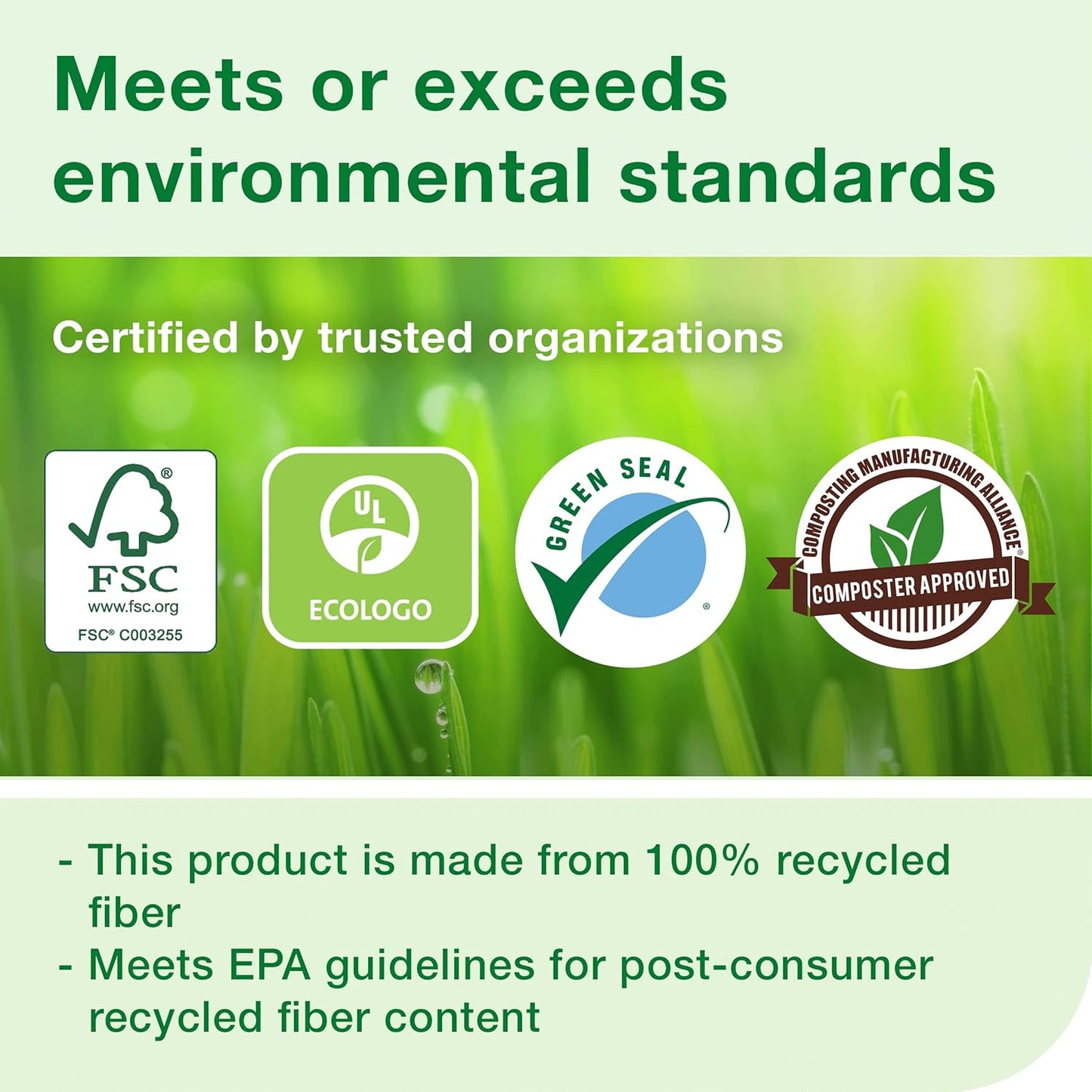 Tork Paper Towel Roll Natural - Universal Hand Roll, Natural Paper Towels with Brown Tissues made of 100% Recycled Fiber, 6 Rolls x 800 ft, Compatible with H21 Dispenser, RK800E