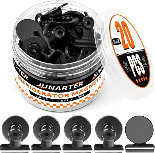 20 Pack Fridge Magnets Clips Heavy Duty, Strong Magnetic Clips, Cute Refrigerator Magntes Clip Whiteboard Magnets ClipsBest for Photo Display,Whiteboard,Refrigerator,Locker