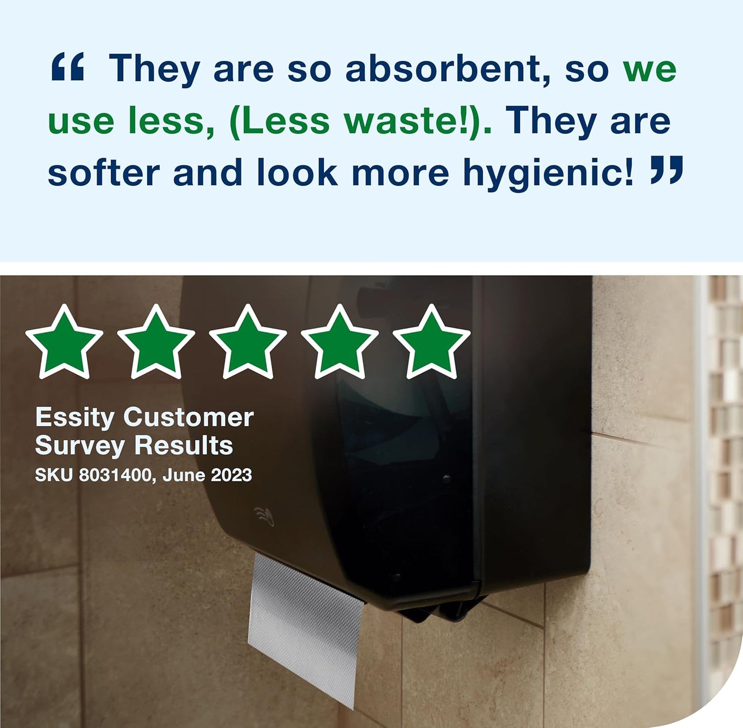 Tork Hand Towel Roll Natural White H80, Universal, 100% Recycled Fiber, 6 Rolls x 800 ft, 8031400, 6 Count (Pack of 1)