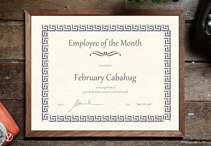 New White Stationery Parchment Recycled Paper | 65Lb Cover Cardstock | 8.5” x 11” Inches | 50 Sheets Per Pack