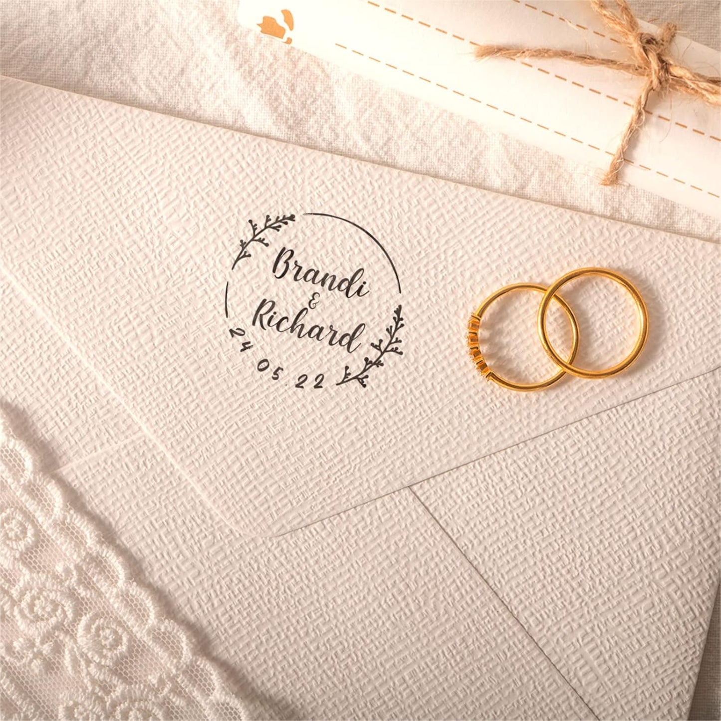 Custom Logo Text Stamp - Personalized Stamp Clearly Impressions on Various Surfaces Custom Stamp for Business Logo Branding or Crafting Needs