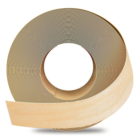 GSCIT Club Birch Edge Banding, 2 inch x 25ft roll of Veneer Edge Banding Preglued Flexible, Real Wood Tape Banding