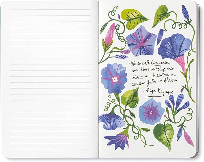 Compendium Softcover Journal - Individually, we are one drop. Together, we are an ocean. – A Write Now Journal with 128 Lined Pages, 5”W x 8”H