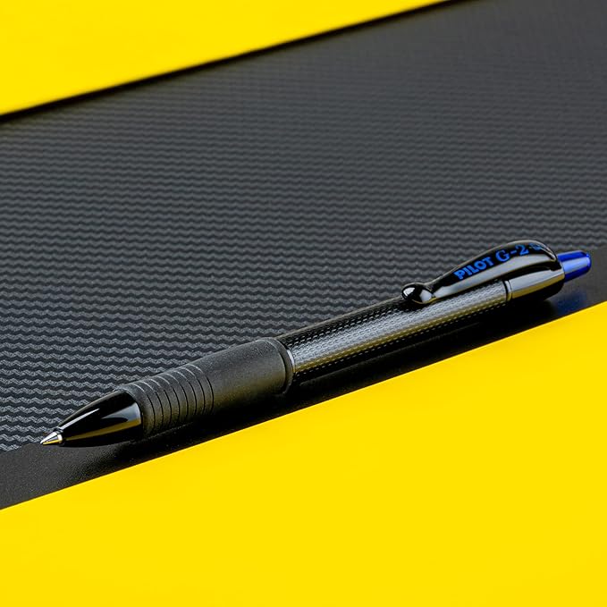 PILOT, G2 Edge Blue Premium Gel Roller Pens, Sensory Writing Experience, 8ct box, Fine Point 0.7 mm