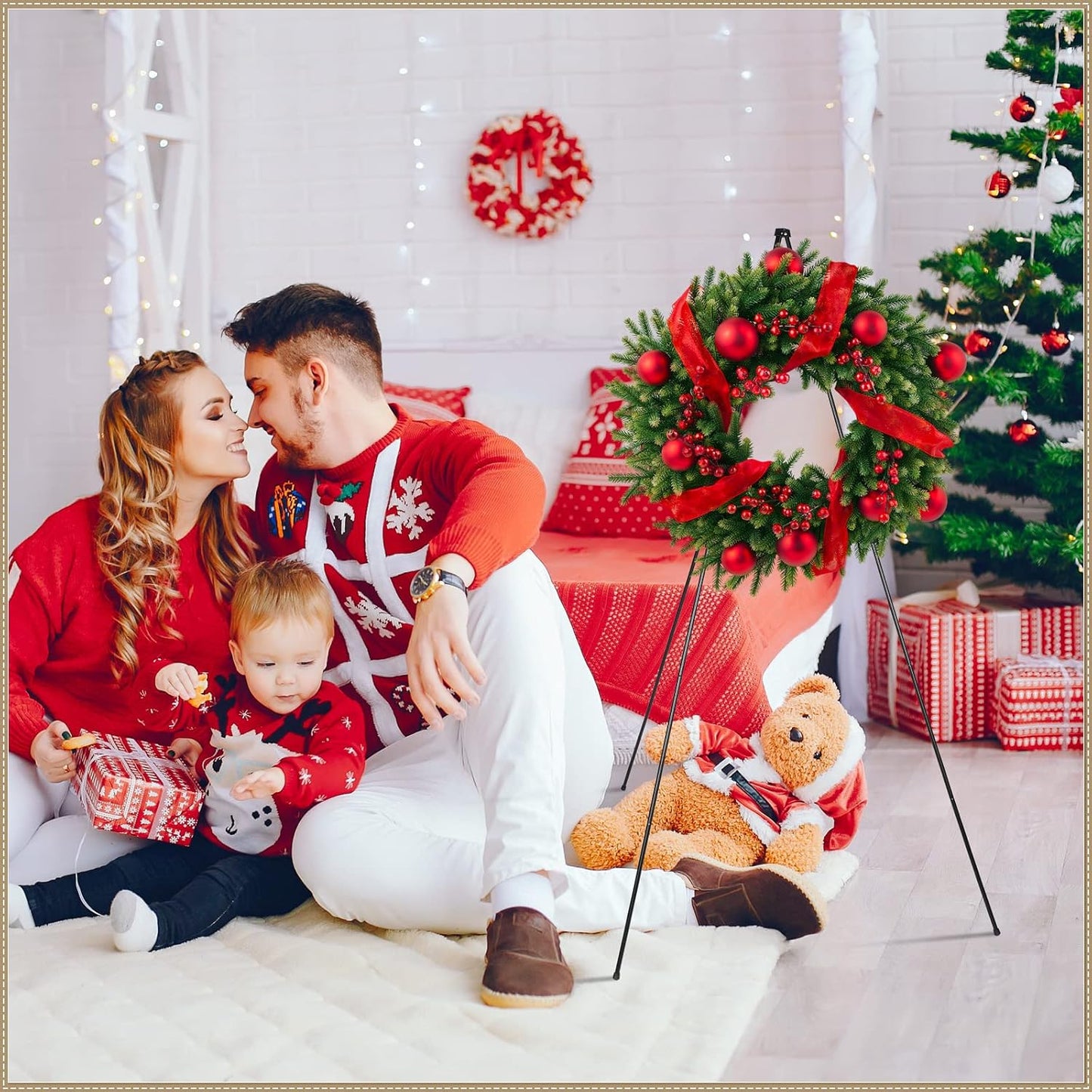 Yexiya 20 Pcs 65 Inch Easel Stand for Display Bulk, Foldable Metal Display Easel Holders with Bag Black Floor Tripod Portable for Wedding Sign Poster Artist Painting Canvas, Hold 44 Lbs