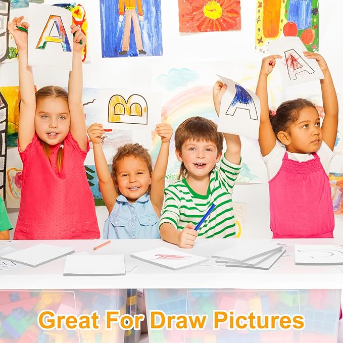 Fainne 3 x 5 Inch Paper Note Pads White Memo Pad Blank Writing Memo Scratch Paper for Waitress Waiter Book to Do Grocery List Small Notebook Restaurant Checkbook, White(40 Pack)