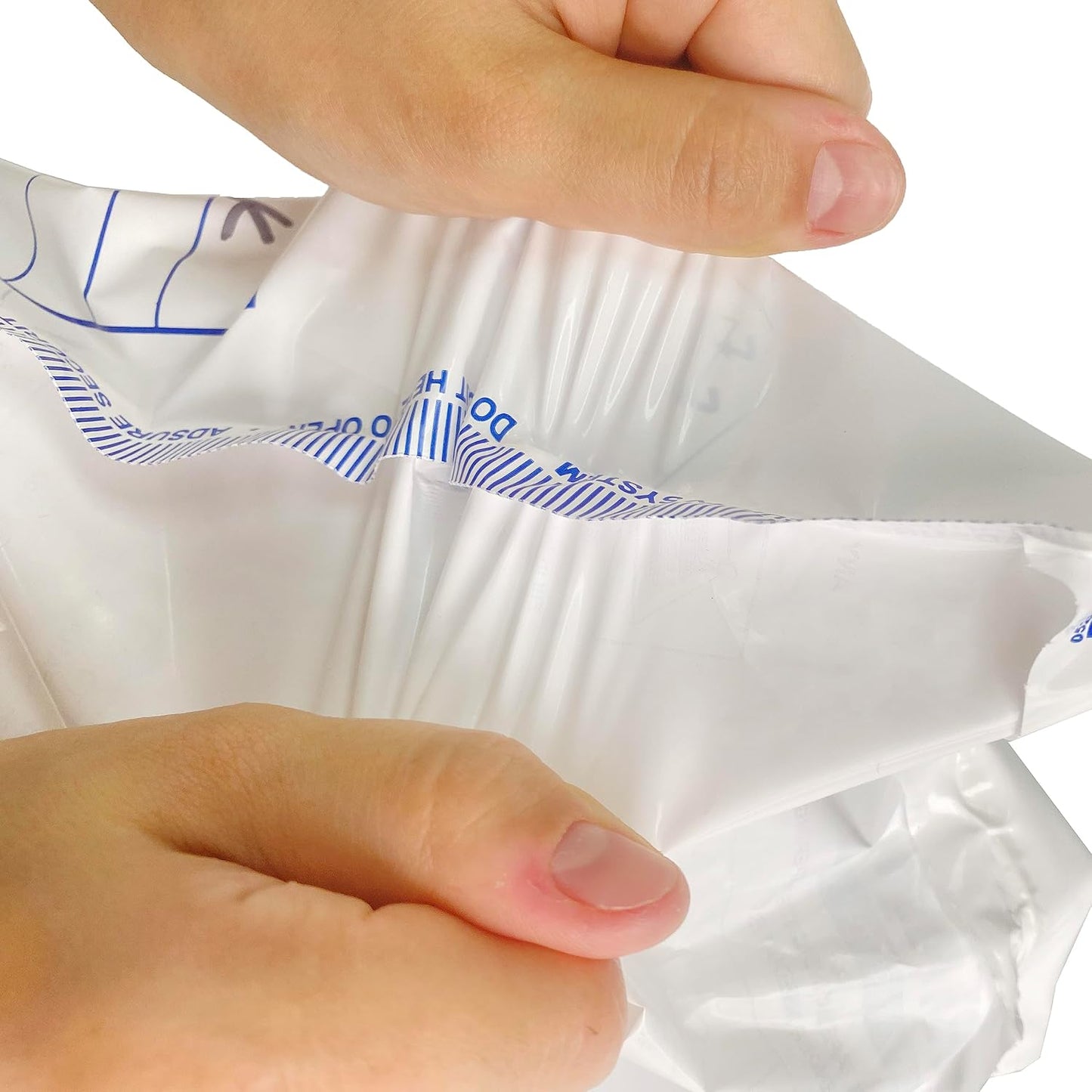 Plastic Bank Deposit Bags 9"x12"|Secure Bank Deposits,Cash Handling or Safe Currency Transportation | Sequential Barcodes | Tamper-Evident | Tear-Off Receipt for Security (White, 100 Pack)