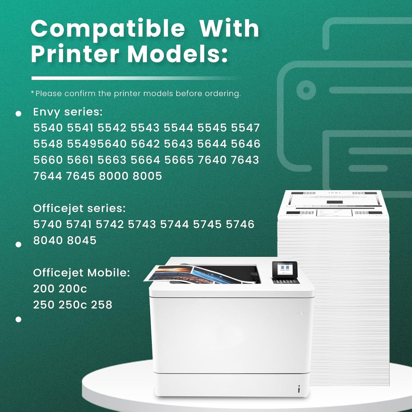 GREENBOX 62XL Ink Cartridge Black/Tri-Color Replacement for HP 62XL Ink Cartridge 62 XL for Envy 7640 5660 5540 5640 7645 5549 Officejet 5740 5741 8040 OfficeJet 200 250 Mobile Printer Ink, 3 Pack