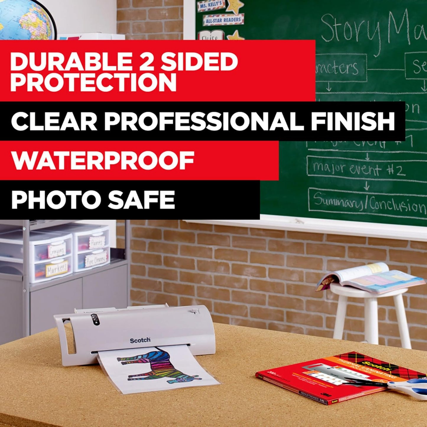 Scotch Thermal Laminating Pouches, Legal Size 11 x 17 Inches, 25 Pack Laminating Sheets, 3 Mil, Education Supplies & Craft Supplies, For Use With Thermal Laminators