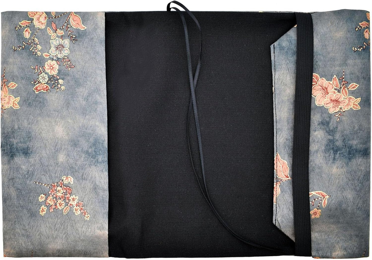 BLBMH Book Covers for Paperbacks Fit for 5.5x8.5 inch Adjustable Book Sleeve Cover for Women Over 15 Soft Cloth Protector for Bible Novels Notebook Journal - Flower 4 Green