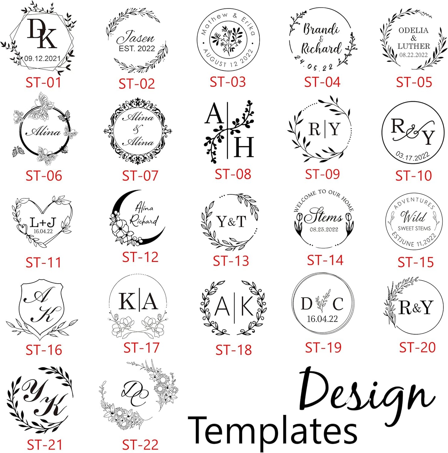 Custom Logo Text Stamp - Personalized Stamp Clearly Impressions on Various Surfaces Custom Stamp for Business Logo Branding or Crafting Needs