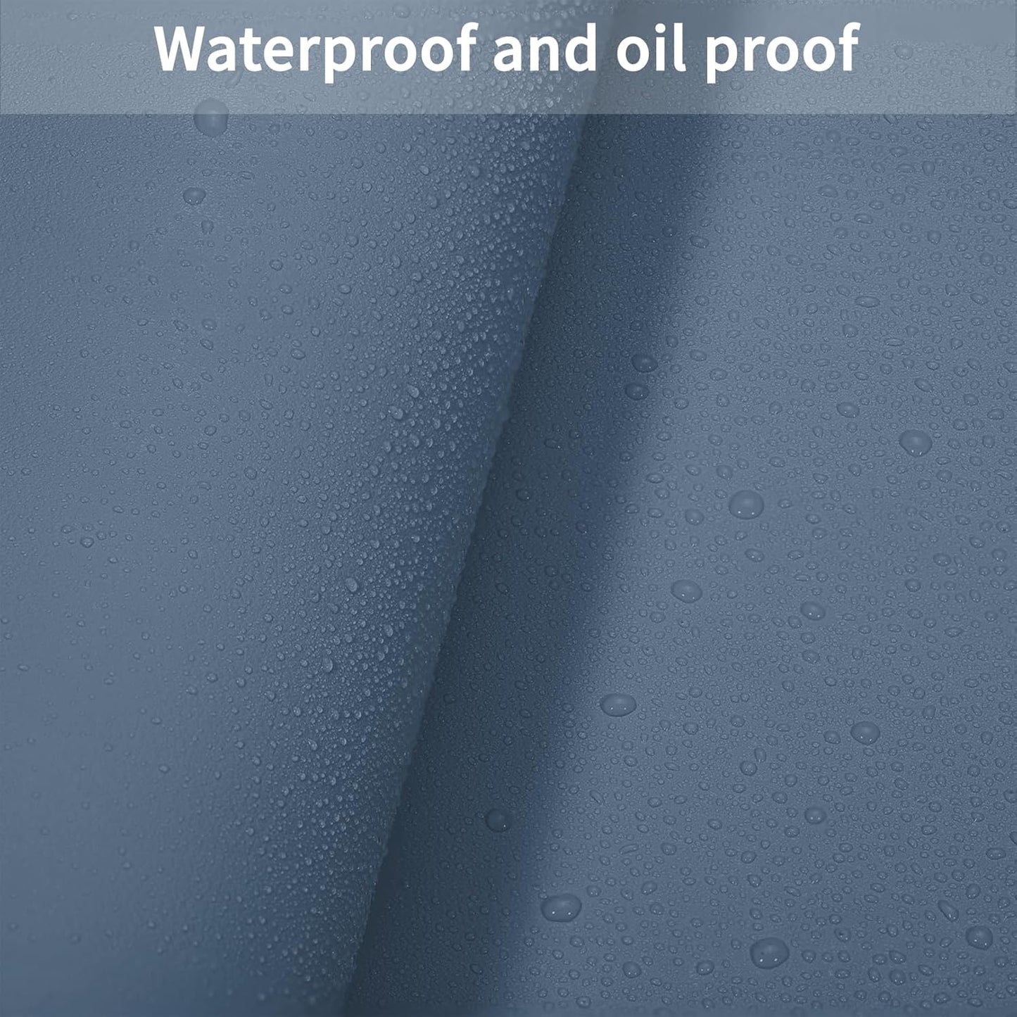 Leather Table Cover,1.8mm Thick,36x60 Inch Table Protector,Table Protector for Dining Room Table,Dining Table Cover,Table Cover Protector(Grayish Blue+Dark Green,36x60)