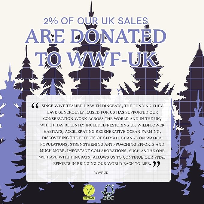 Dingbats* Wildlife Lined Writing Journal Notebook A5 - Vegan Leather Hardcover - Ideal for Work, Travel - Pocket, Elastic Closure, & Bookmark