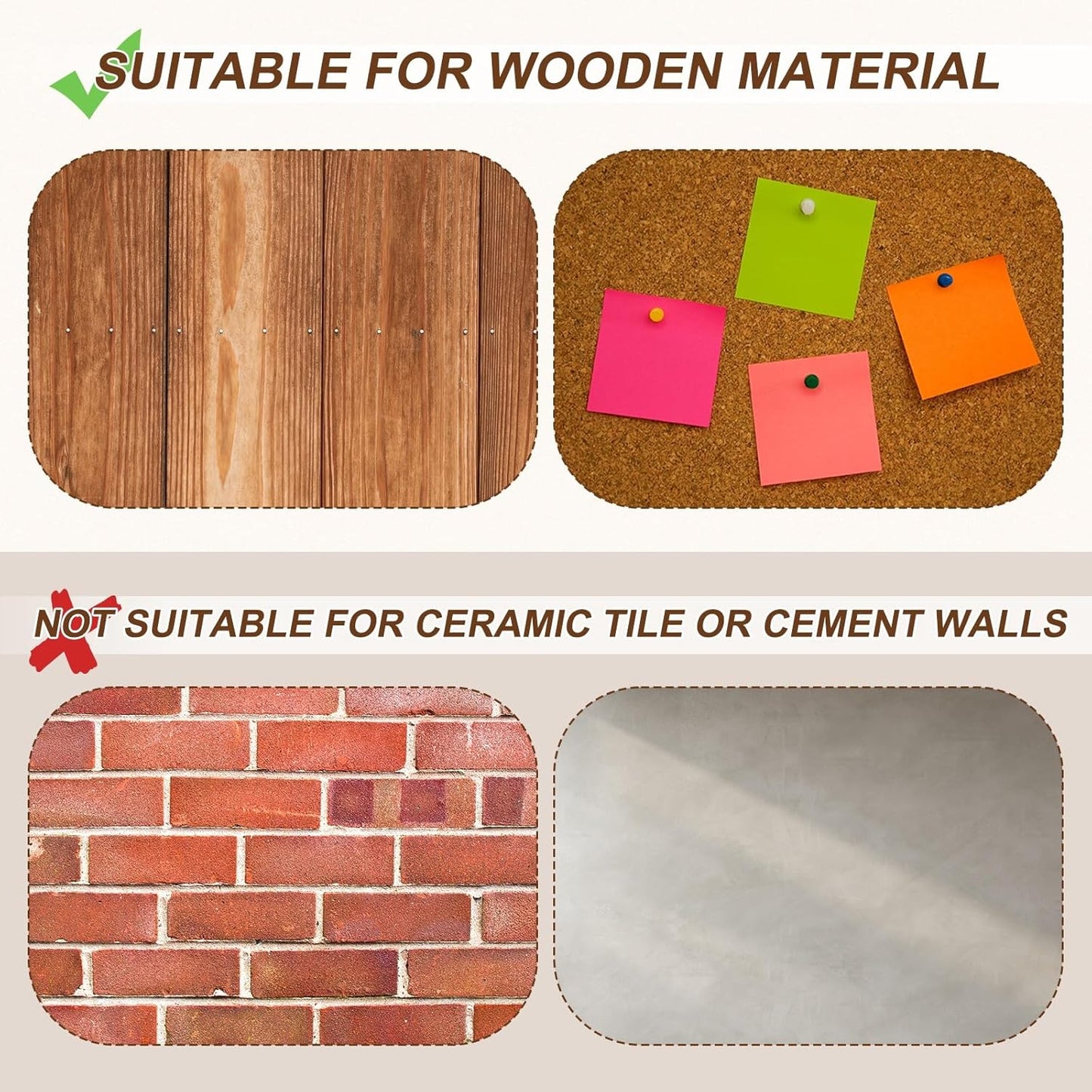 uxcell 150Pcs Upholstery Tacks, 11mmx17mm Flat Head Thumb Tack Decorative Furniture Nails Push Pins for Furniture Sofa Headboards, Bronze