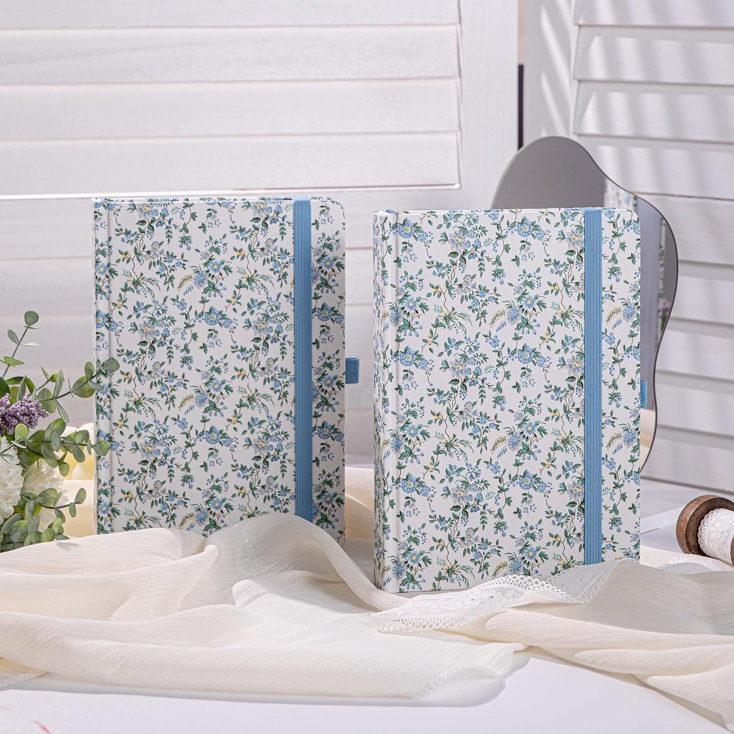 TIEFOSSI Lined Journal Notebook for Women, A5 College Ruled Notebook for Writing, 316 Numbered Pages Thick Paper, Daily Journal, for Work Home School, Note Taking, Business, 8.4 X 5.8 In