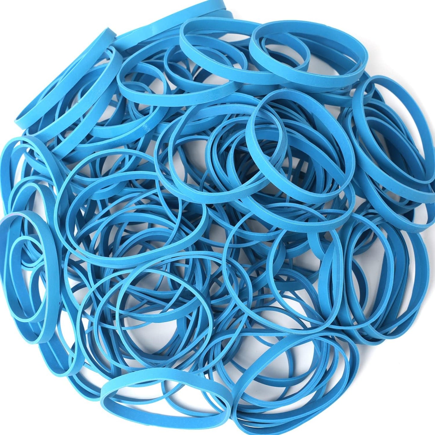 AMUU Rubber Bands Size # 64 Blue 0.5bl Rubber Band 110pcs #64 rubber band for Office Supplies Home money File Folders Strong Elastic Rubber Bands