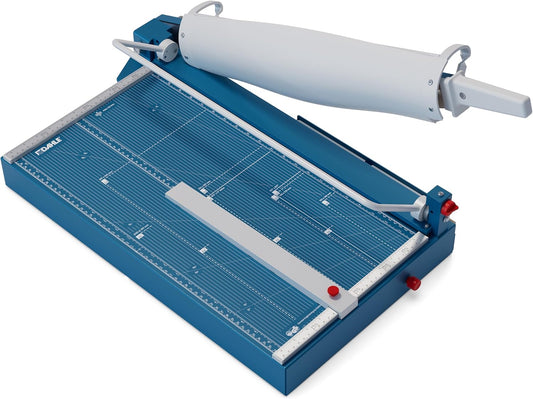 Dahle 567 Premium Guillotine Trimmer, 21" Cut Length, 35 Sheet Capacity, Self-Sharpening Blade, Manual Clamp, w/Safety Guard