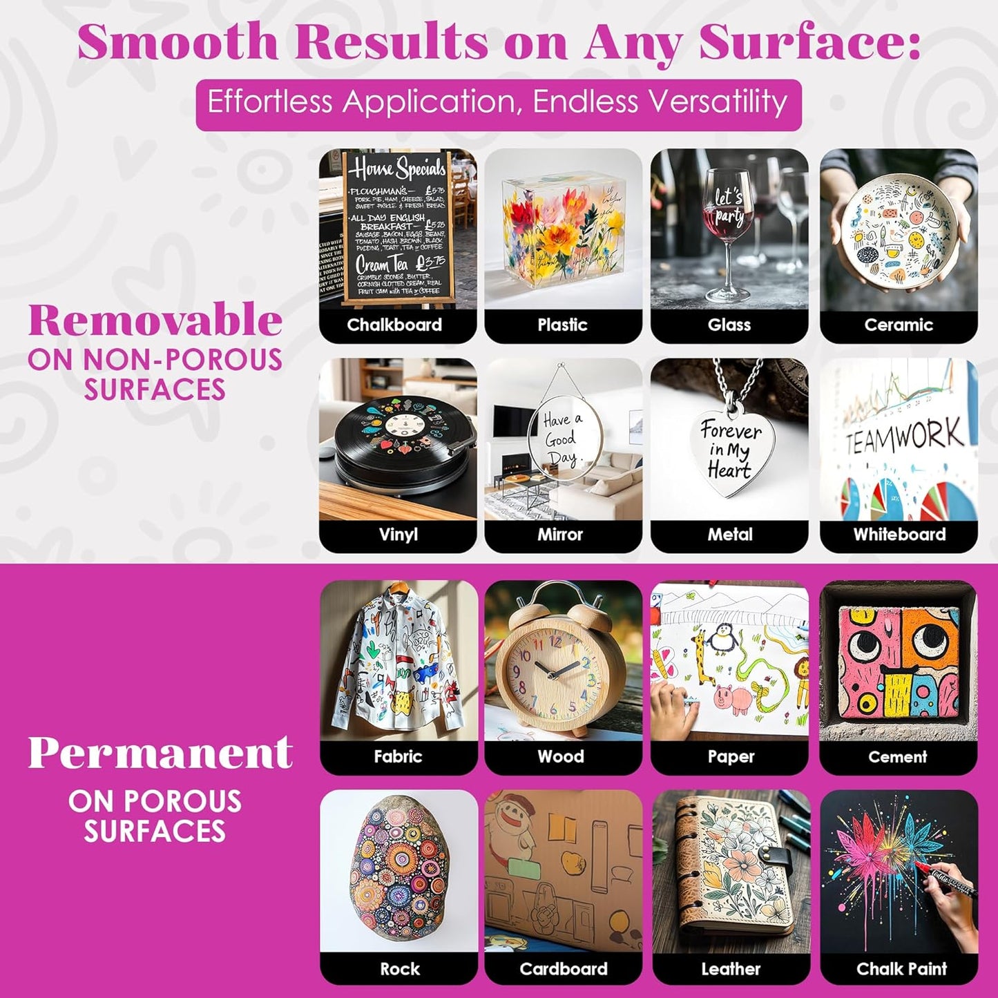 Loddie Doddie Fine Liquid Chalk Markers (10-Count) - Erasable Earth Tones Chalk Markers & Pens for Chalkboard & Blackboard