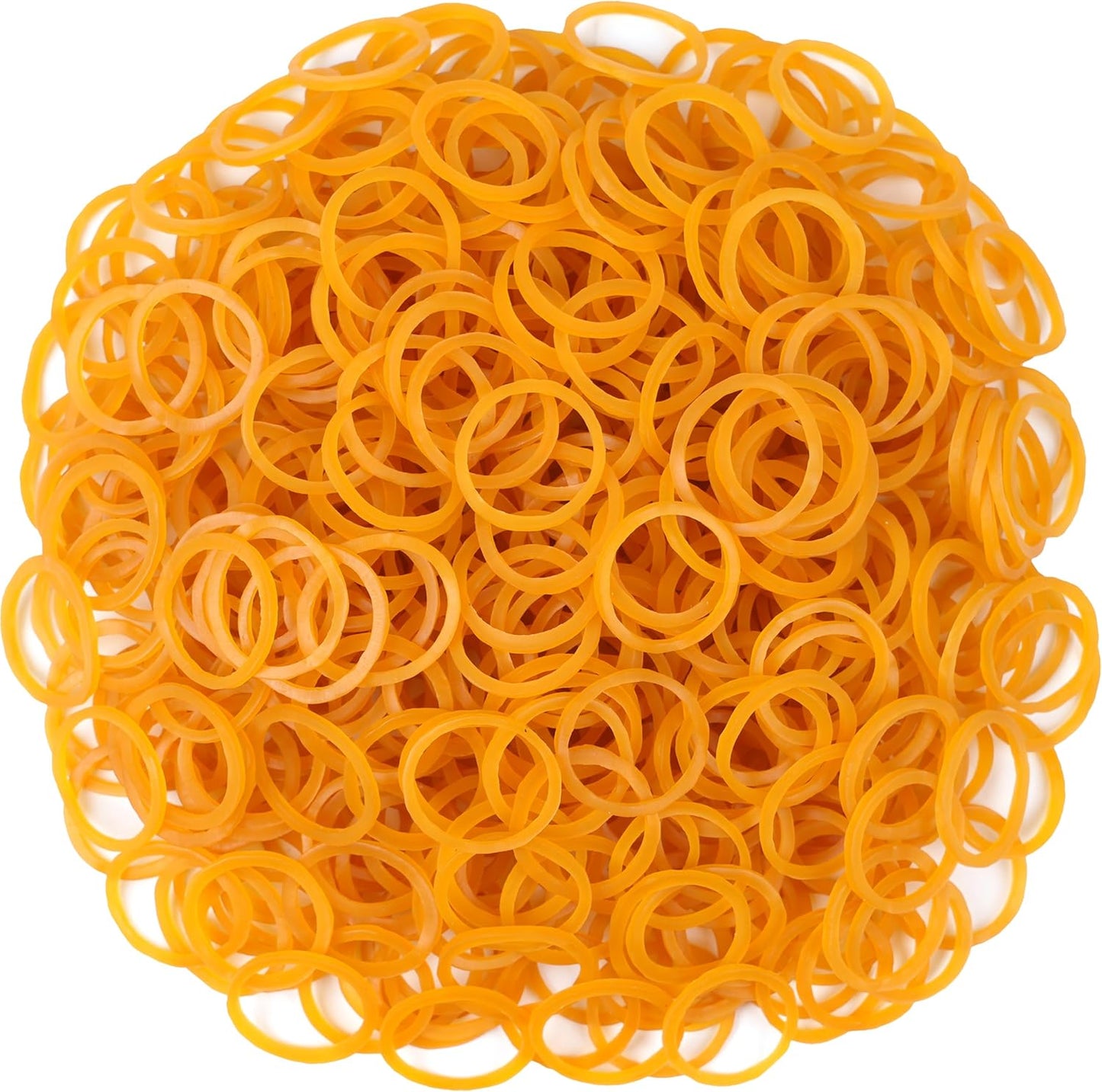 Rubber Bands Small Elastic Band Yellow 1300pcs Mini Rubber Band 1.2inch Inside Diameter 0.63in For Office Home Supplies