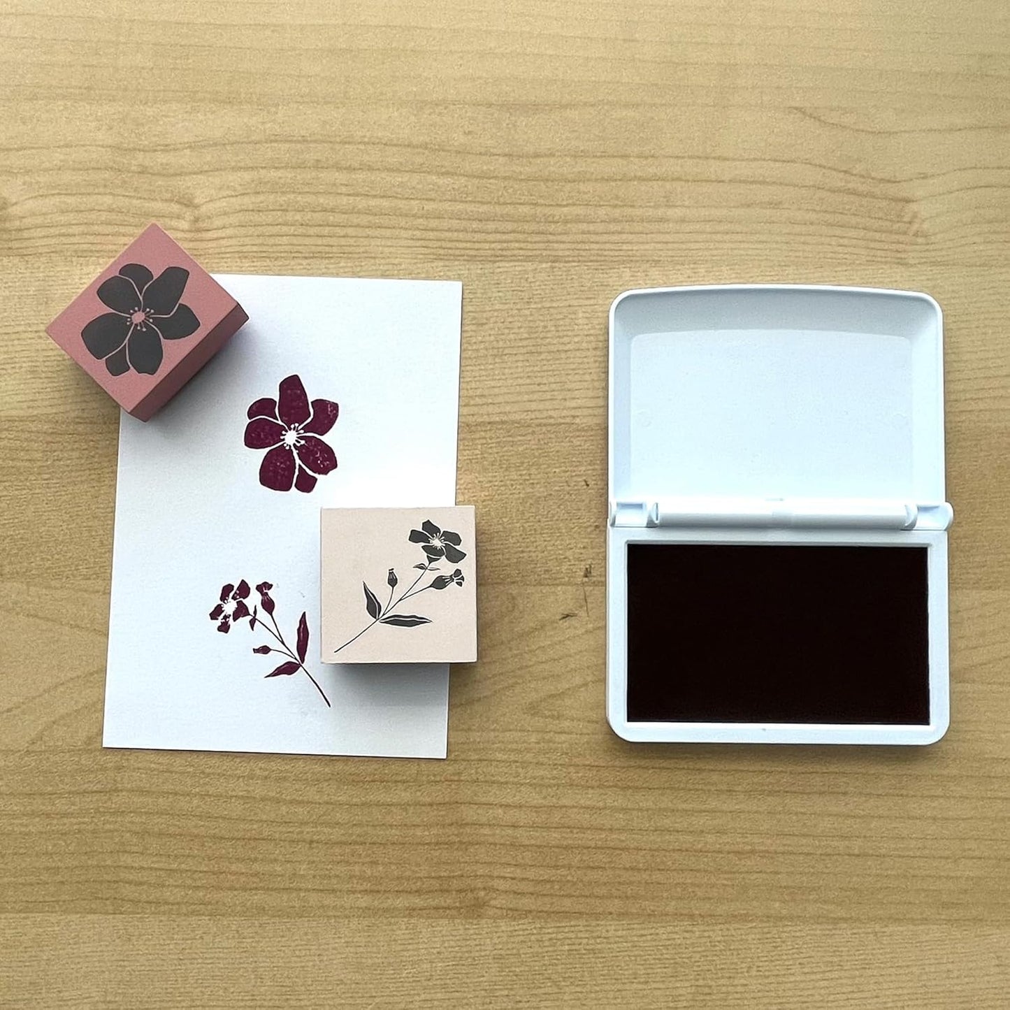 COLOP Make Series, Ink Stamp Pads, with Non-Toxic Premium Ink, Water-Based Acid-Free (Cozy Red, Make 2-2-3/4" x 4-1/4")