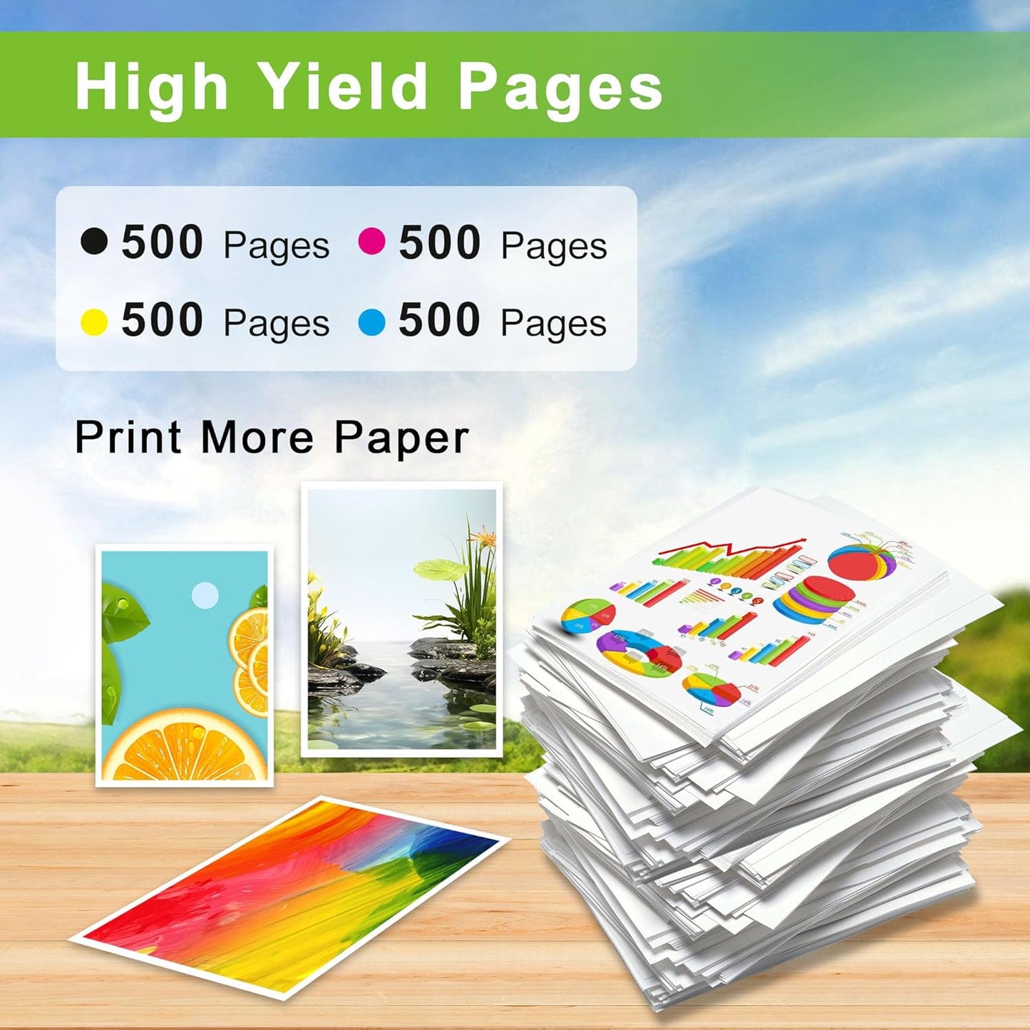 LC401XL Ink Cartridges Compatible for Brother Ink Cartridges LC401 XL Use for MFC-J1010DW MFC-J1012DW MFC-J1170DW MFC-J1800DW (Black Cyan Magenta Yellow, 4 Pack)