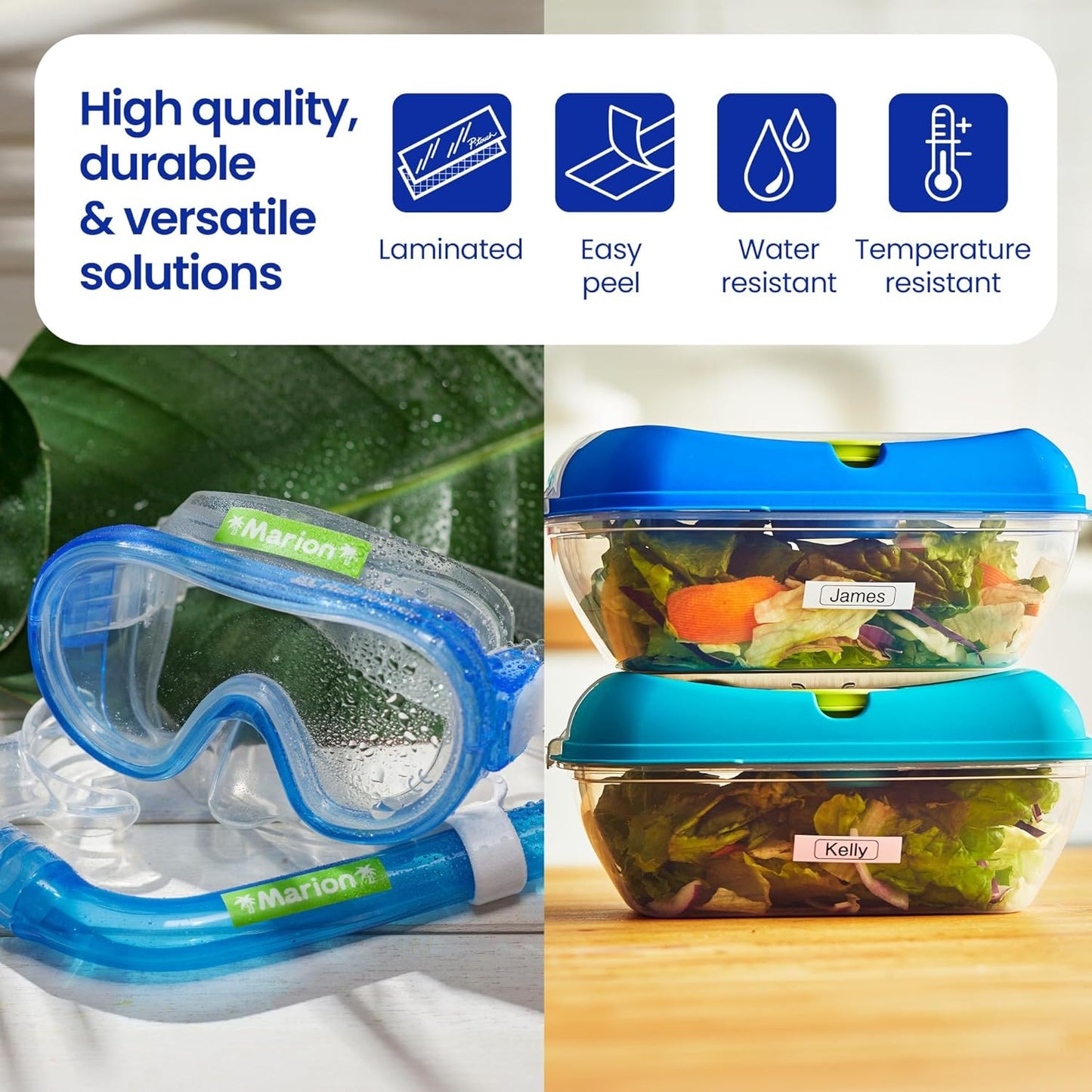 Brother Genuine P-Touch, TZe-231 2 Pack Tape (TZE2312PK) ½”(0.47”) x 26.2 ft. (8m) 2 Count (Pack of 1) Laminated P-Touch Tape, Black on White