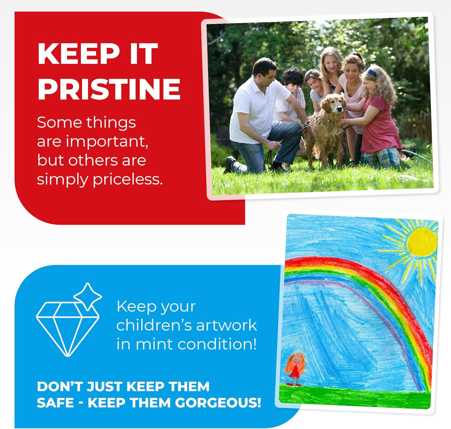 3MIL Thermal Laminating Sheets (150 Count) Letter Size, Photo, Card, Notecard, ID Badge and Business Card Sizes, Laminating Pouches, Compatible with Laminators, Crystal Clear Laminated Finish