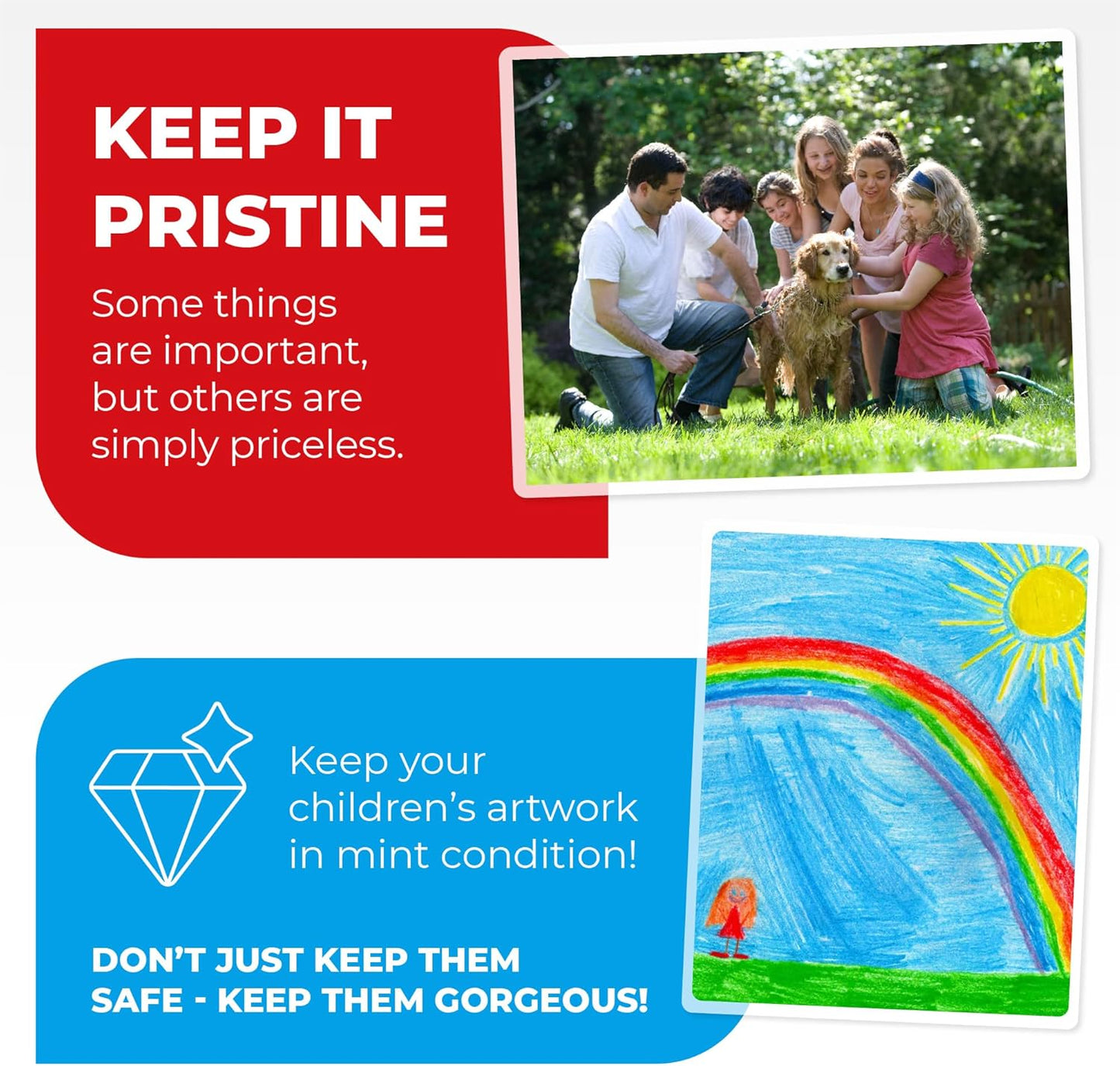 5MIL Thermal Laminating Sheets (100 Count) 4.3x6.3 inch, Card Size Dry-Erase Friendly Sheets, Compatible with Laminators Crystal, Clear Laminated Finish