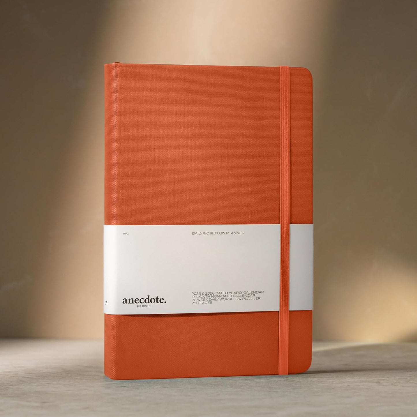 Anecdote 2026 Planner: A Monthly, Weekly & Daily Planner 2026 for Planning Your Success - A5 Size Hardcover Start Anytime and Achieve your Goals - Nutmeg