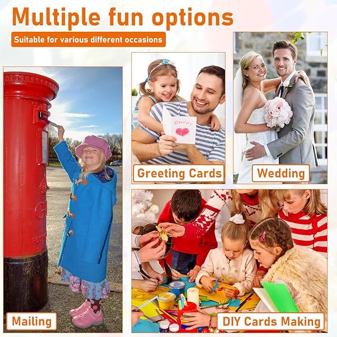 100 Sheets Brown Cardstock 8.5 x 11 Printer Paper, 92lb Heavyweight Paper Card Stock for Greeting Cards, Wrapper, Thank You Cards, Wedding Invitations, DIY Card Making, Office