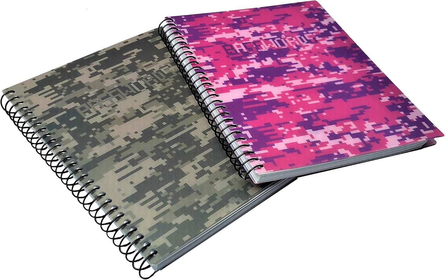 RE-FOCUS THE CREATIVE OFFICE, Password Keeper Small Mini Pink Camouflage with Alphabetical Tabs Spiral Binding Removable Sheets Journal Organizer Including Sections for Website, Address, Username, and