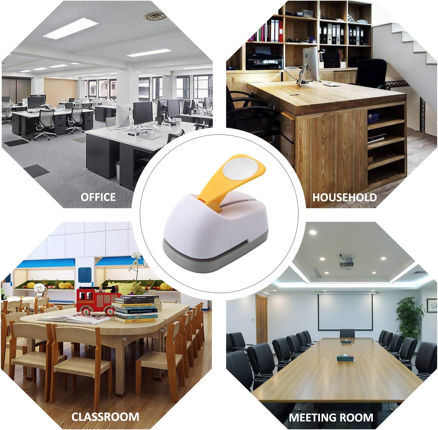 Craft Lever Punch 3 inch Star Paper Punch Five Point Star Professional Tool for Paper Crafting DIY Projects，Gifts，Stationery，Education，Greeting Cards Arts Fun Projects