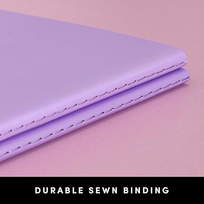 PAPERAGE Soft Cover Blank Journal Notebook, 2 Pack, (Dark Green), 100 Pages, Large 7.5 inches x 9.5 inches, Ideal for Sketch Book, Note Taking & Travel Journal