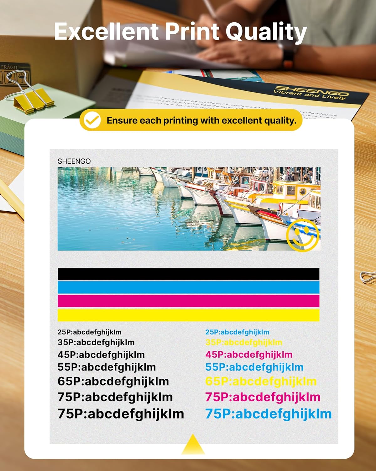 902XL Ink Cartridges for HP Printers Compatible Replacement for HP 902 902 Ink Cartridges HP902 XL for OfficeJet Pro 6978 6968 6974 6975 6960 Officejet 6951 6954 6956 6958 Printer, 4 Pack Latest Chip