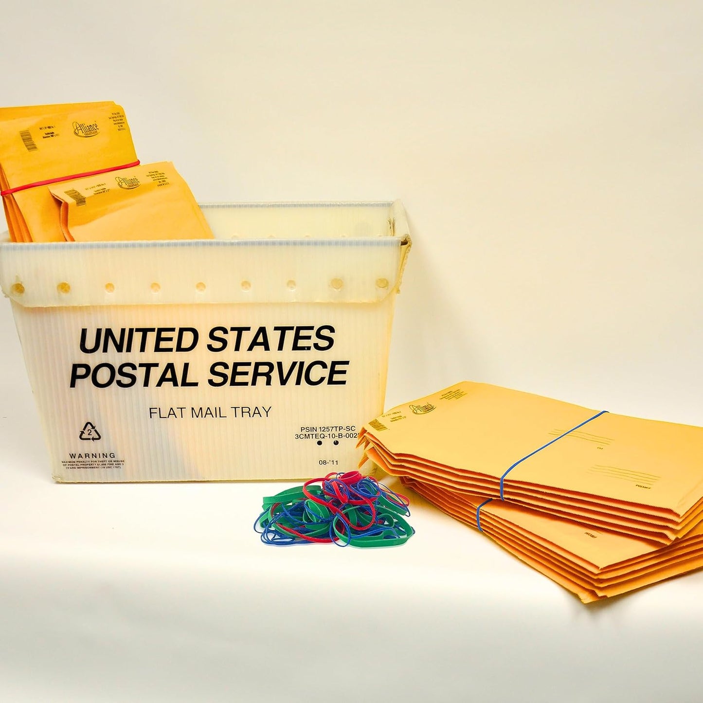 Upgrade Office Supply UPG23454CS Rubber Bands, Assorted Size and Color, 1 lb Bags, 20 Pack Case, USA