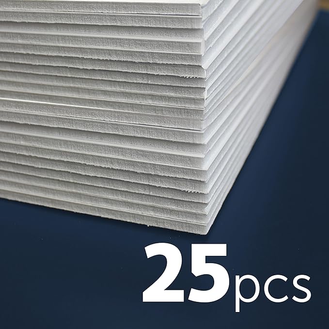 Flipside Products 30" x 40" White Foam Board, Arts and Crafts, 3/16" Thick, Presentations, Large Signboards, Backing Board, Display, Pack of 25