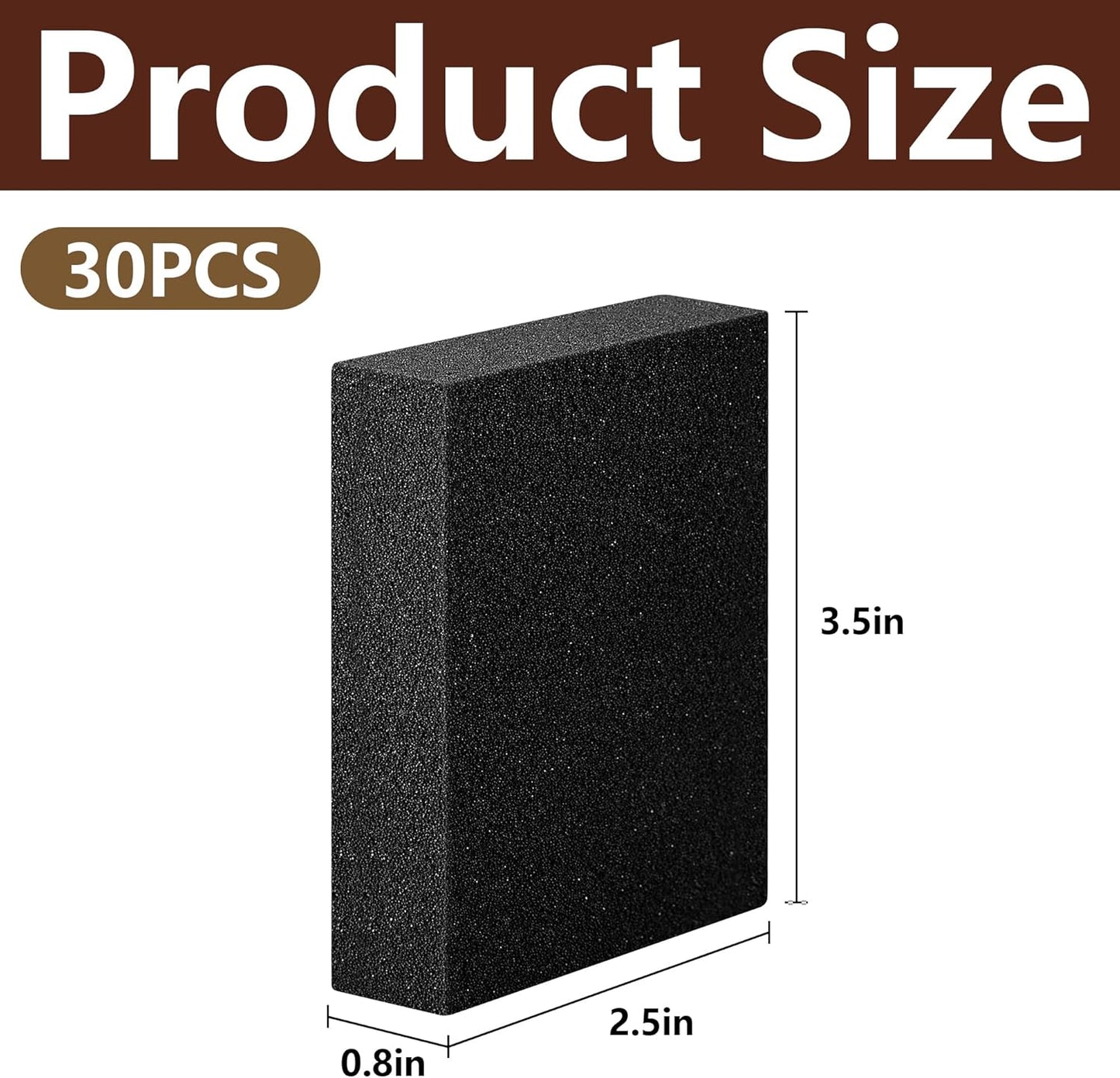 codree 30 Pcs Card Dividers Foam- 40D High Elasticity Sponge Trading Card Dividers- Shock Absorbing Card Sponge Separators Inserts for Storage Boxes Games Sports Cards Protection