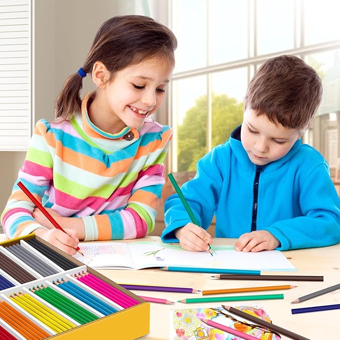 384 Count Colored Pencils Bulk, 16 Assorted Colors, Pre-sharpened Coloring Pencils Set for Kids and Adult, Teachers Essential Classroom Prizes, Back to School Supplies