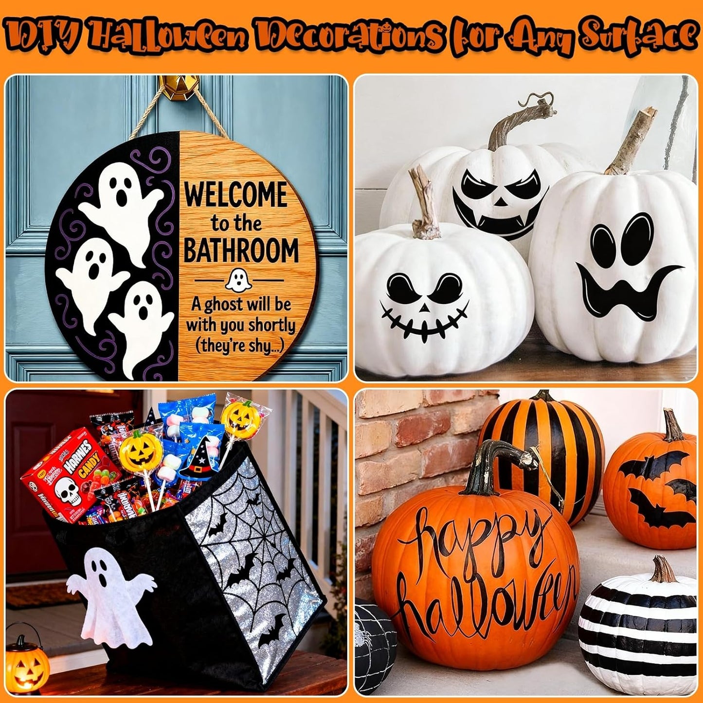 SFAIH Black Paint Markers Pens - 4 Pack 2-3MM Medium Tip Acrylic Markers for Rock Painting, Bold Lettering, Poster Making, Labeling, Wood Signs