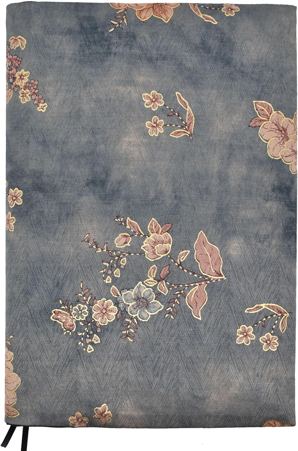 BLBMH Book Covers for Paperbacks Fit for 5.5x8.5 inch Adjustable Book Sleeve Cover for Women Over 15 Soft Cloth Protector for Bible Novels Notebook Journal - Flower 4 Green