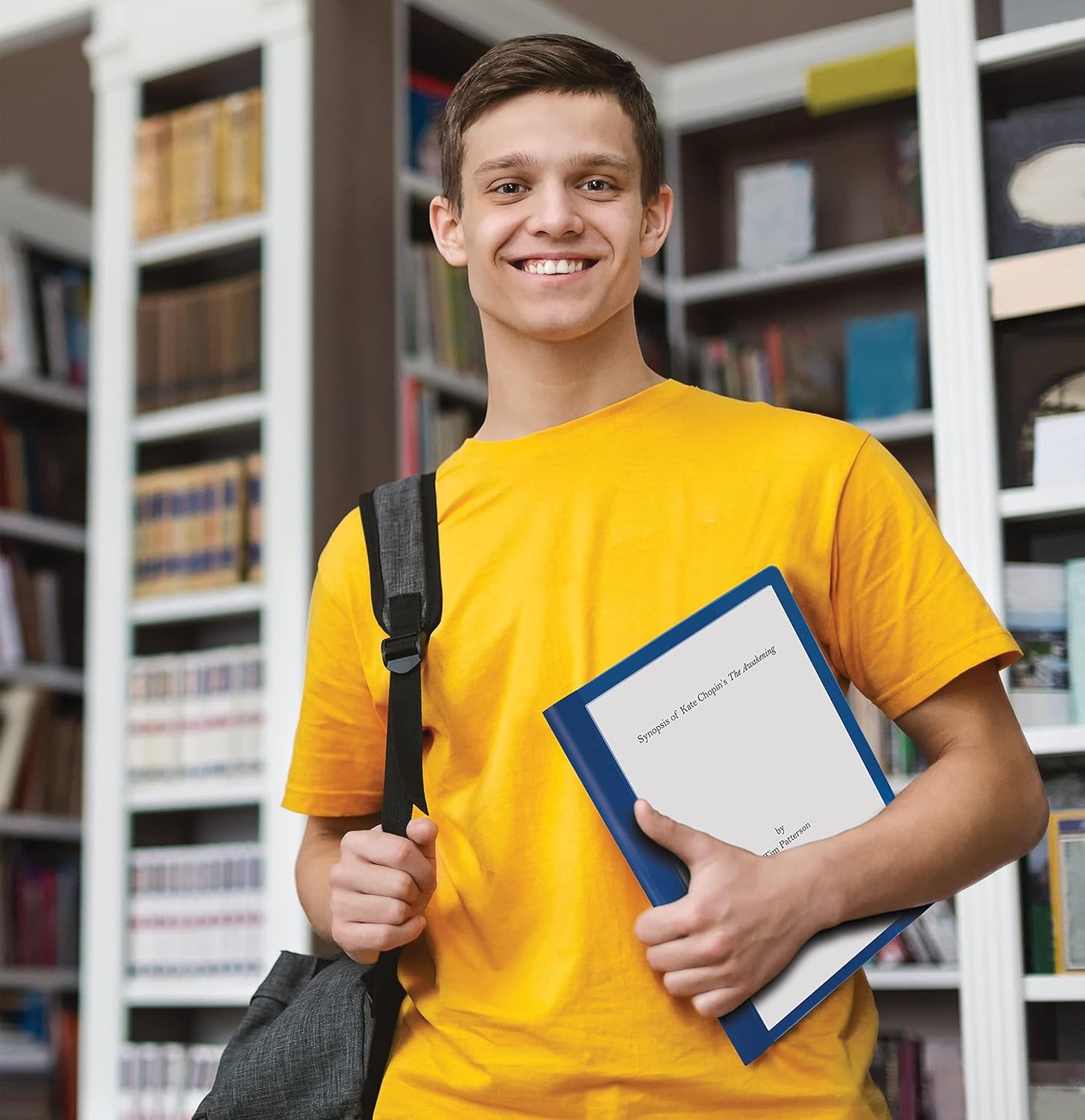 Better Office Products Ultra Durable Clear Front Report Covers, 25 Per Box, Letter Size, Assorted Colors, Poly Back Cover, with Fasteners, Lay Flat, Box of 25